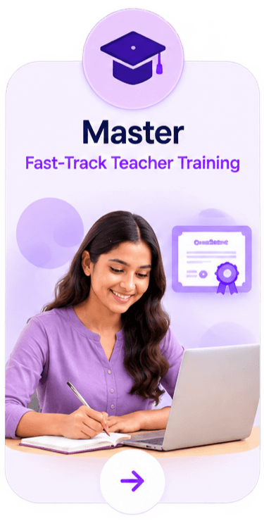 Master fast-track teacher training